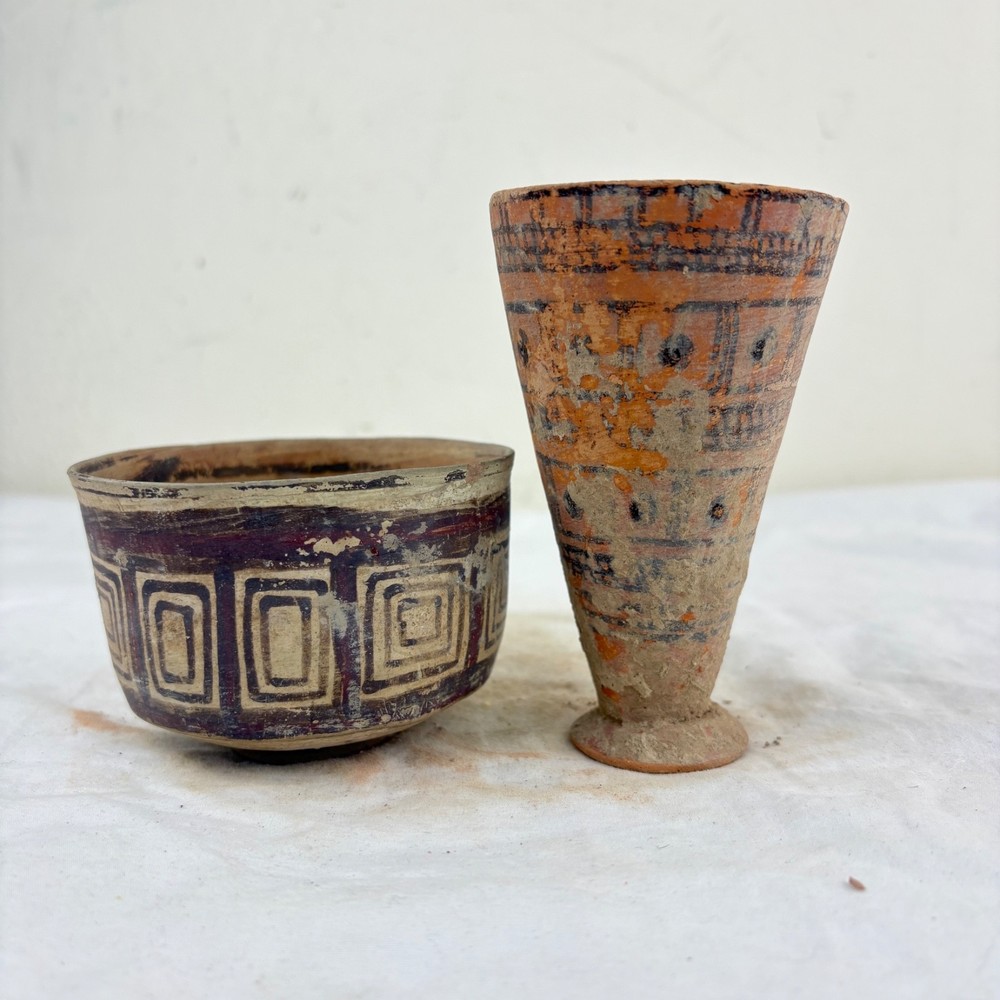Pair of Ancient Indus Valley Pottery