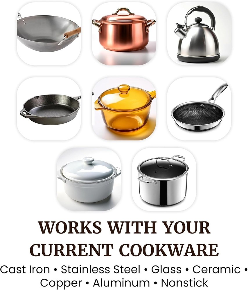 Versatile Electric Hot Plate: 1000W Compact Burner with Programmable Controls