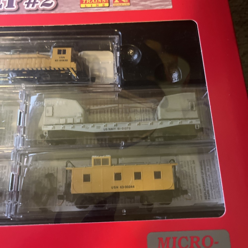 Micro-Train N Scale Us Navy Train Set #2 Special Edition