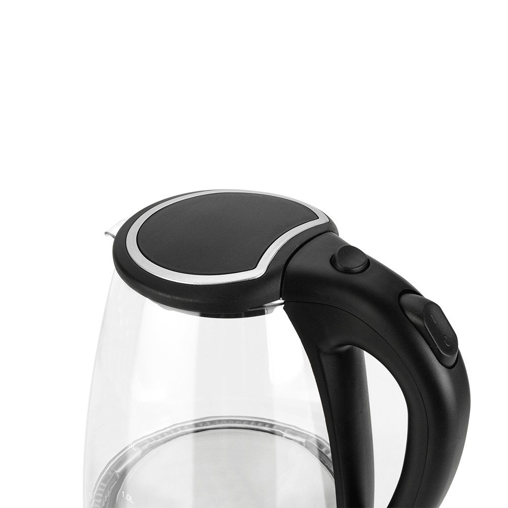 ZOKOP HD-1857-A 110V 1200W 1.8L Electric Glass Kettle US Plug