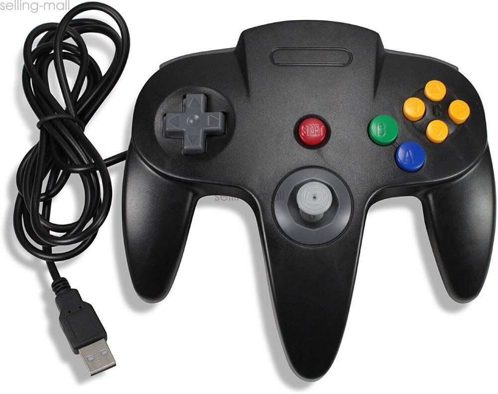 For PC Mac Raspberry Pi 3 Windows 7 10 Game USB N64 Controller + NES Controllers