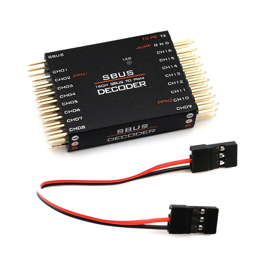 SBUS to PWM / PPM Decoder 16CH Supporting Computer Side Settings For Frsky