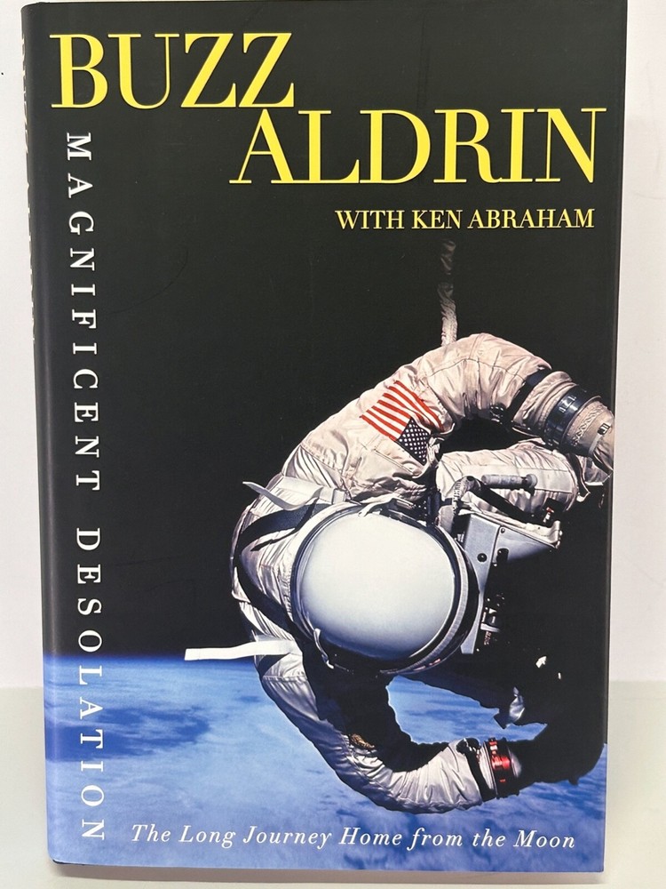 BUZZ ALDRIN Signed Autograph 1st Ed Book "Magnificent Desolation" JSA