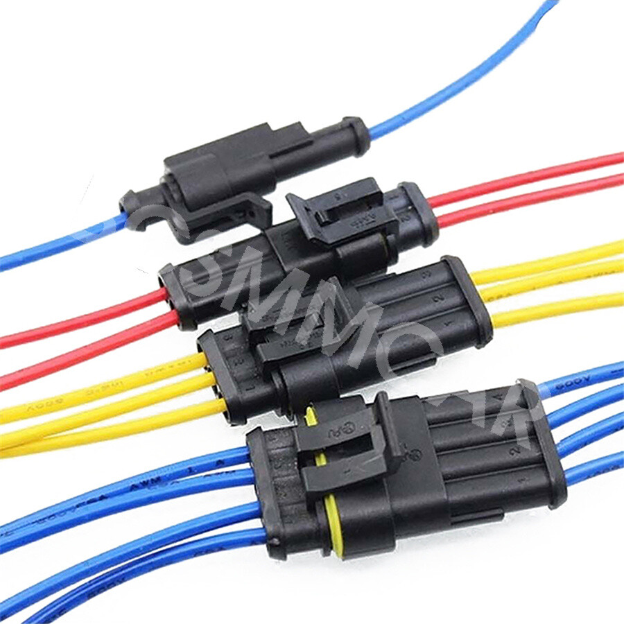 Car Sealed Electrical Wire Cable Connectors Plug Terminals Plastic Kit 708Pcs