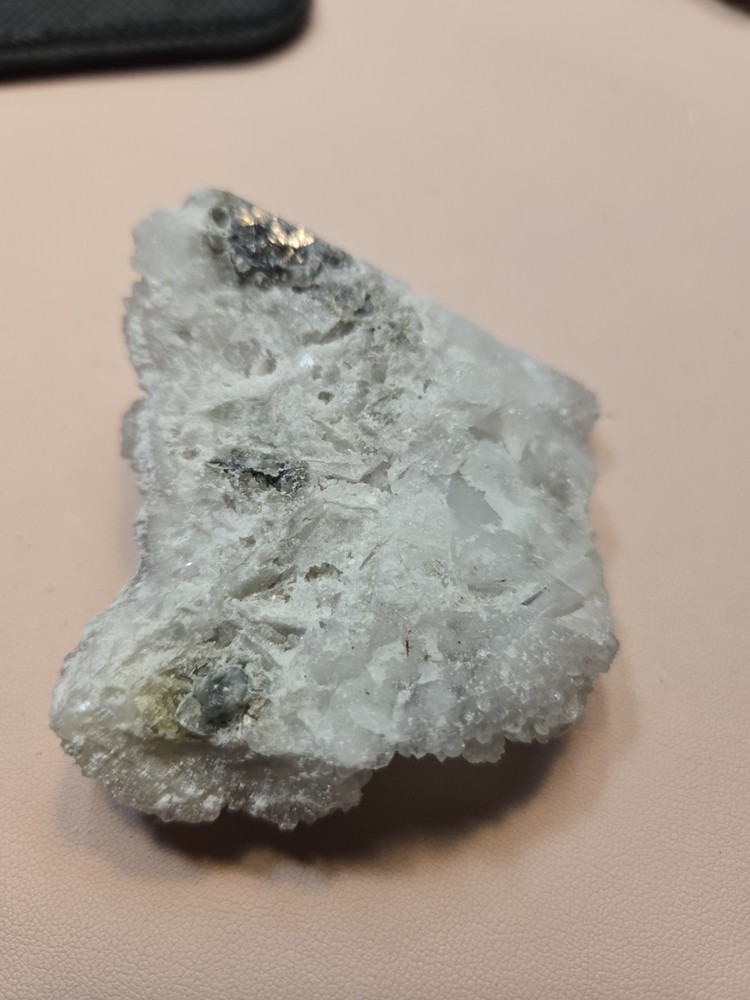 Calcite Crystal with pyrite?