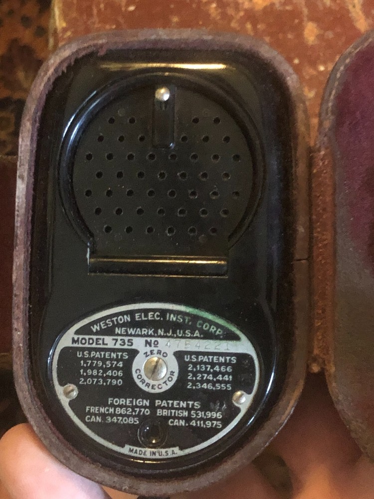 Vintage Weston Master II Model 735 Universal Exposure Meter
