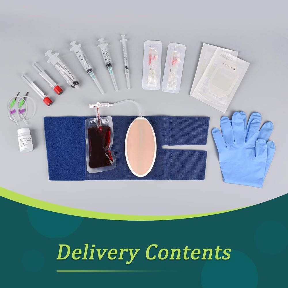 IV Insertion Practice Kit for Nursing Students Safer Venipuncture Training
