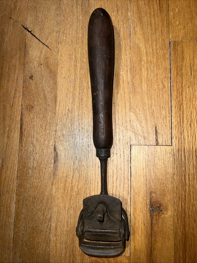 Antique Wooden Handle Box Scraper