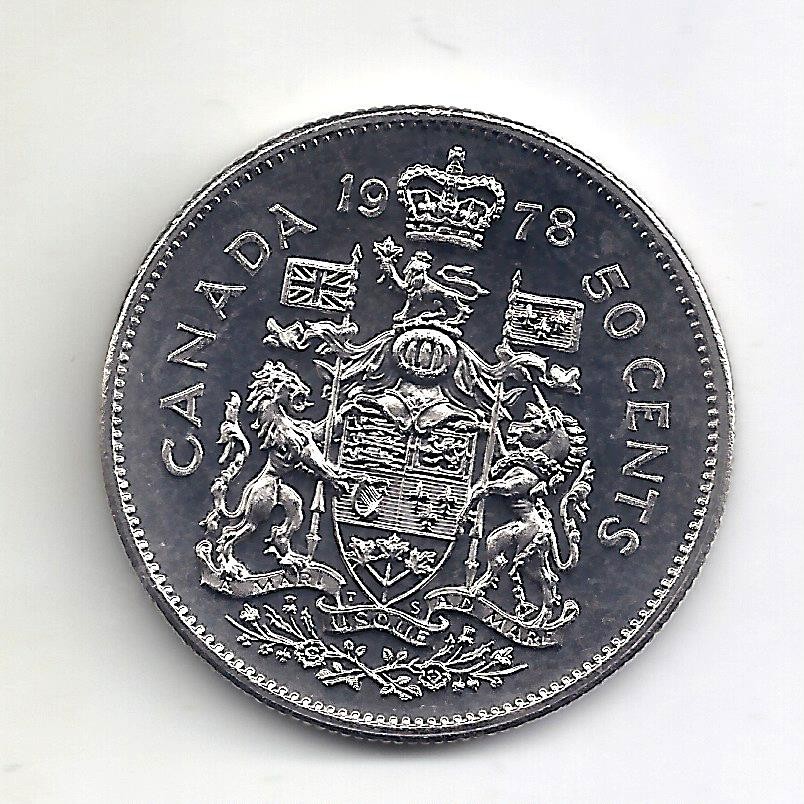 1978 Canadian Half Dollar