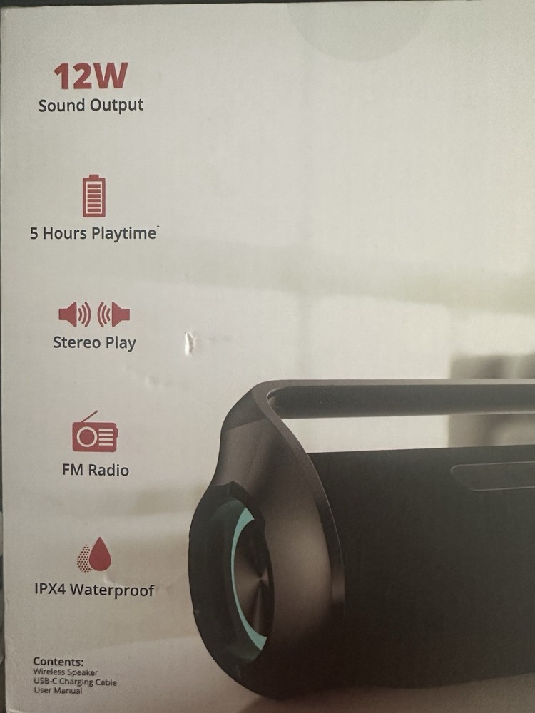 AIWA portable Wireless Bluetooth speaker