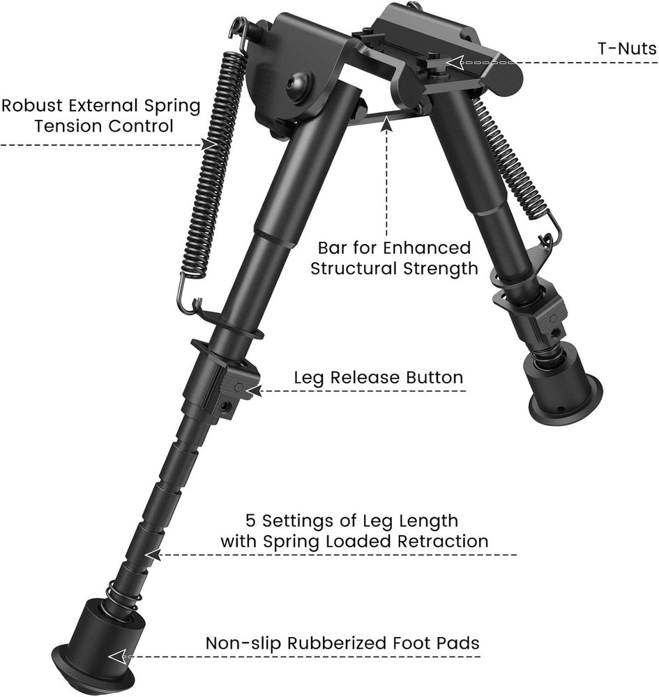 B13 Tactical M-Lock Bipod black "used"