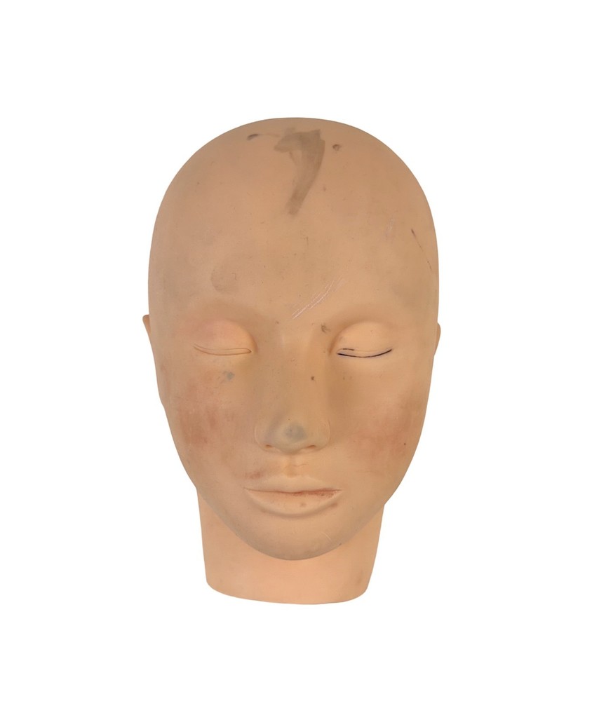 Massage Training Mannequin Head Makeup Eyelash Extension Practice Model Display
