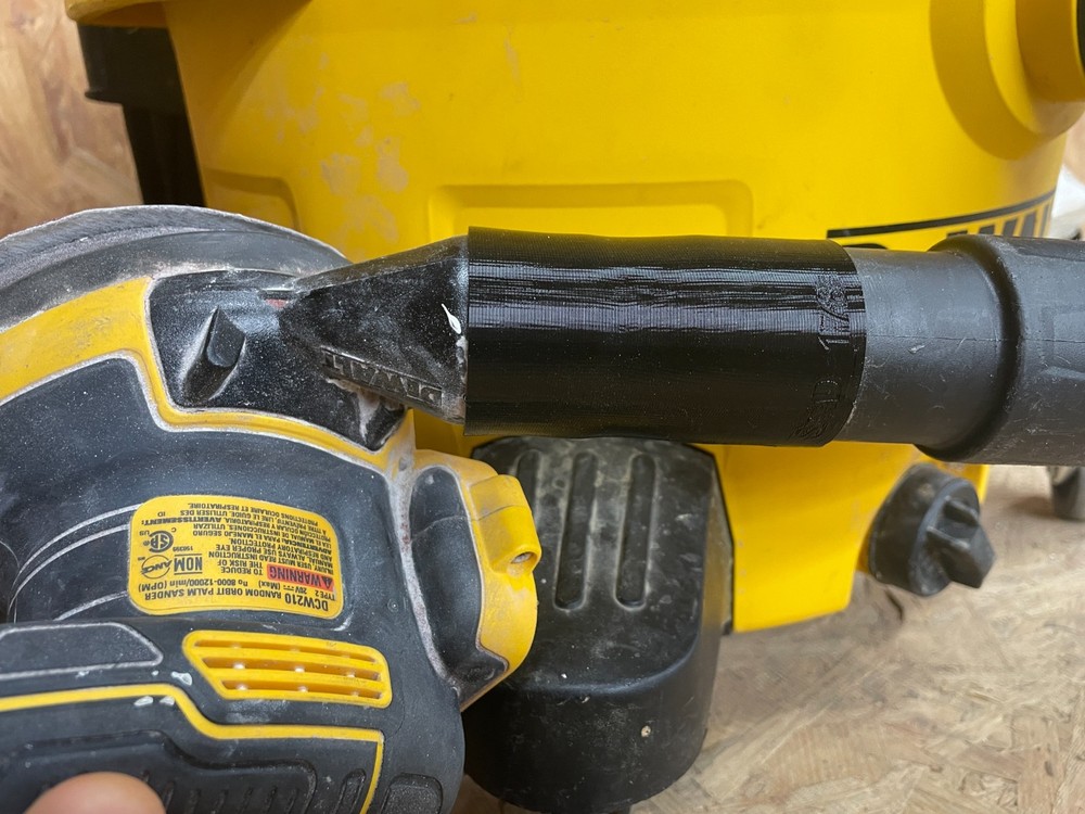 1-7/8" UNBREAKABLE Vacuum Adapter Dewalt Sander Self Locking