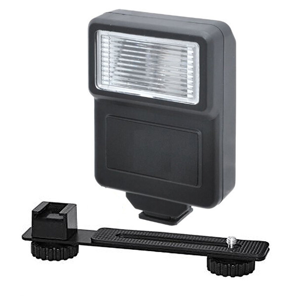 Digital Slave Flash with Bracket for Digital/SLR/DSLR Camera (Black)