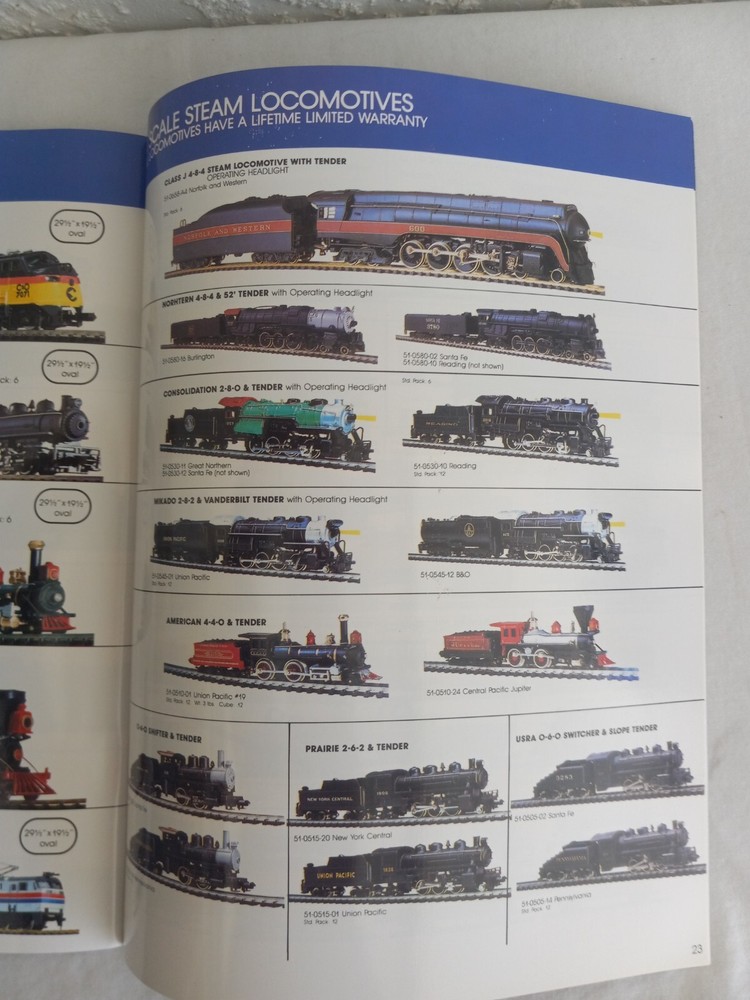 BACHMANN 1989 Trains Catalog Excellent Condition