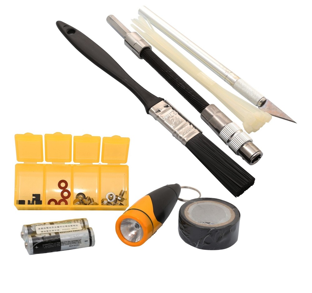 58 Piece Tool Kit For Handyman Computer Technician And Electrician