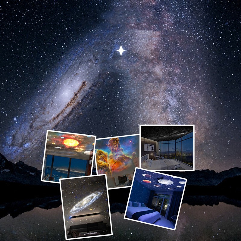 astronaut projector galaxy starry sky night light