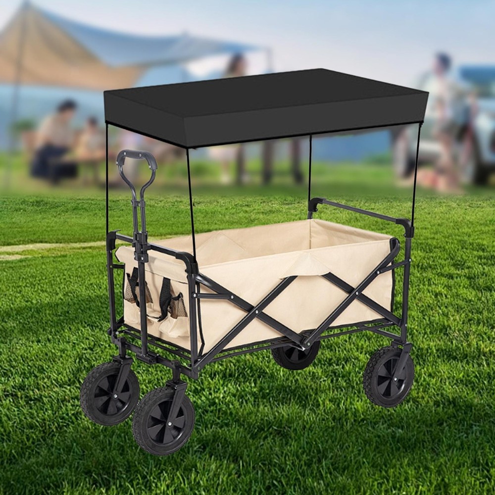 Canopy for Wagon Attachment Multifunctional Removable Water