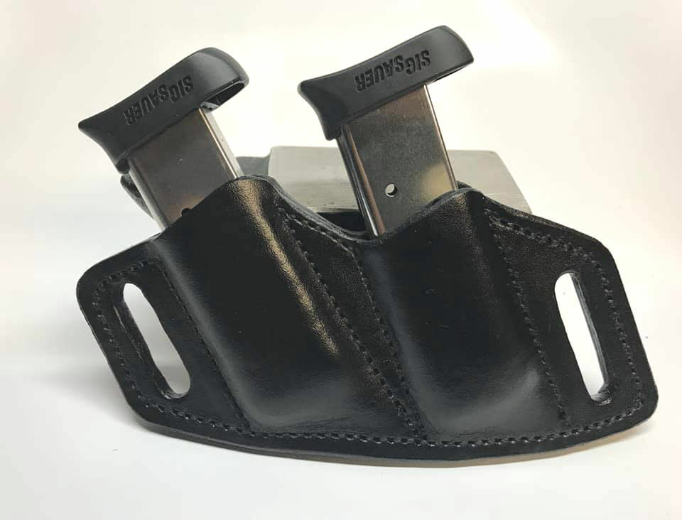 Sig P239 Leather Combat Double Magazine Holder