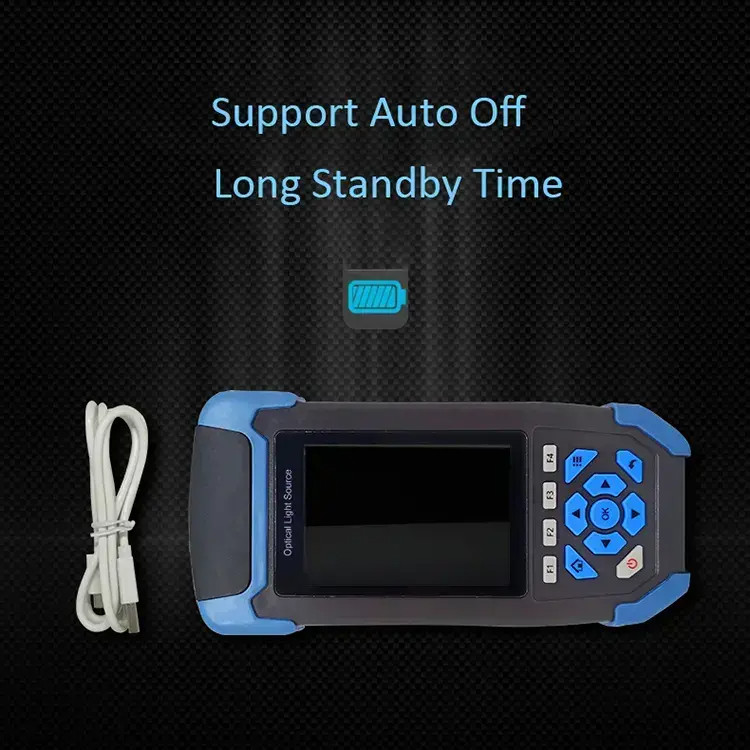 Power Adjustable Light Source Optical Power Meter Tester -5~-20dBm 1310/1550nm
