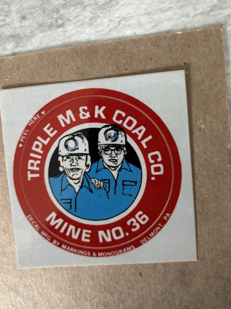 coal mining stickers nice older coal Company
