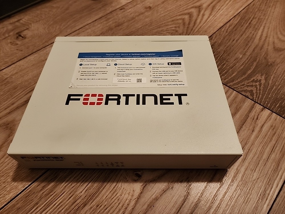 Fortinet FortiGate 80F FG-80F Security Firewall No Power Adapter