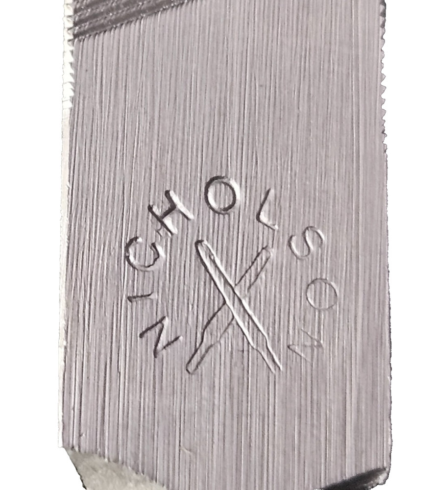 13875MN Nicholson Single Cut 8" Taper File Regular Triangular