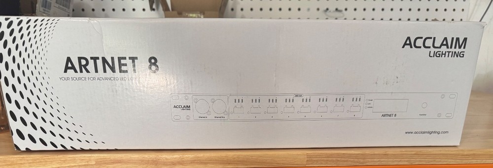 Acclaim Lighting Artnet 8 DMX System
