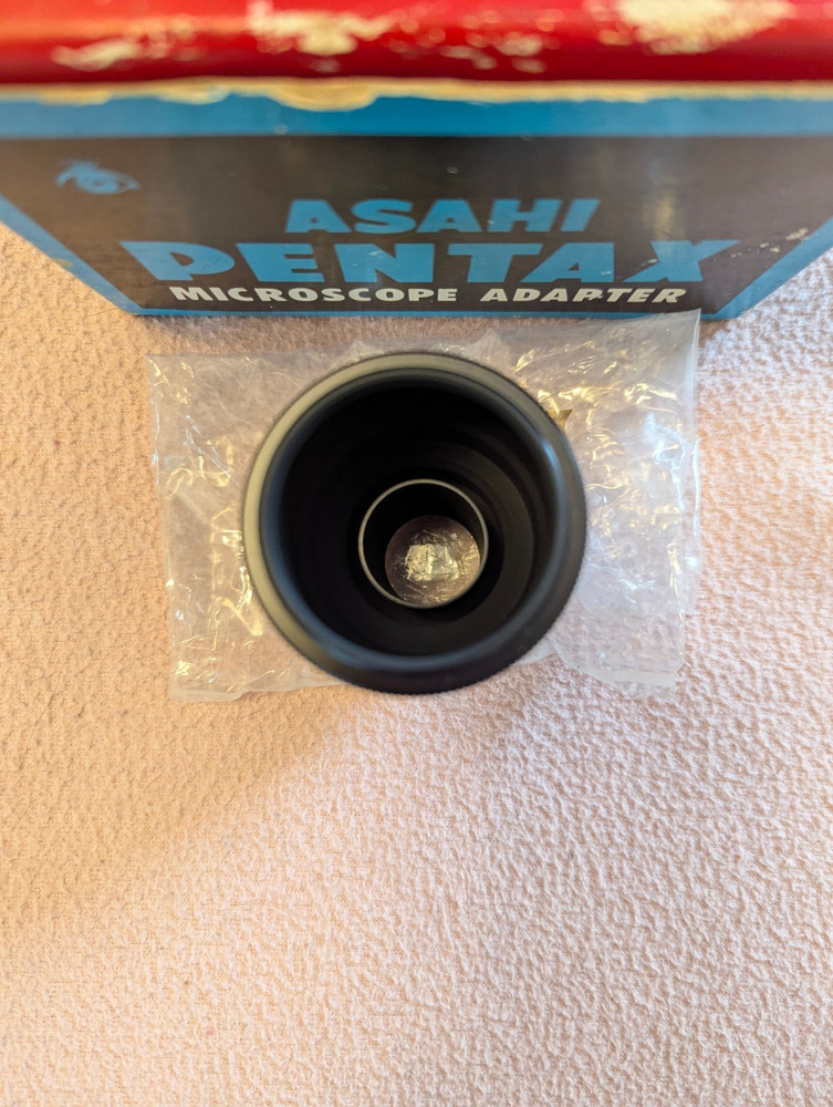 Asahi Optical Co Ltd Japan Pentax Microscope Adapter w/Box
