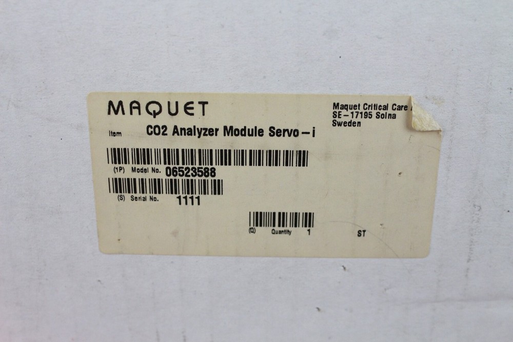 NEW NIB Maquet CO2 Analyzer Module 06523588 Part For Servo-i Ventilator Opens