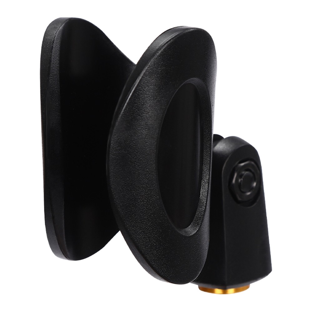 2pcs Universal Microphone Clips Black Microphone Mic Clip Holders