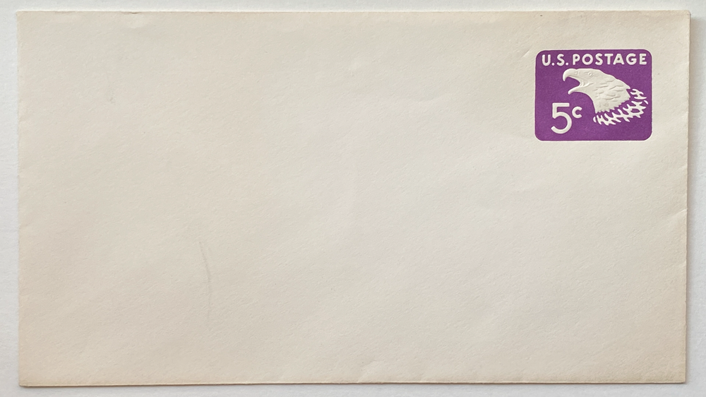 Scott #U550 "Eagle" 5¢ 1965 Pre-Stamped Mint Envelope - Free Shipping