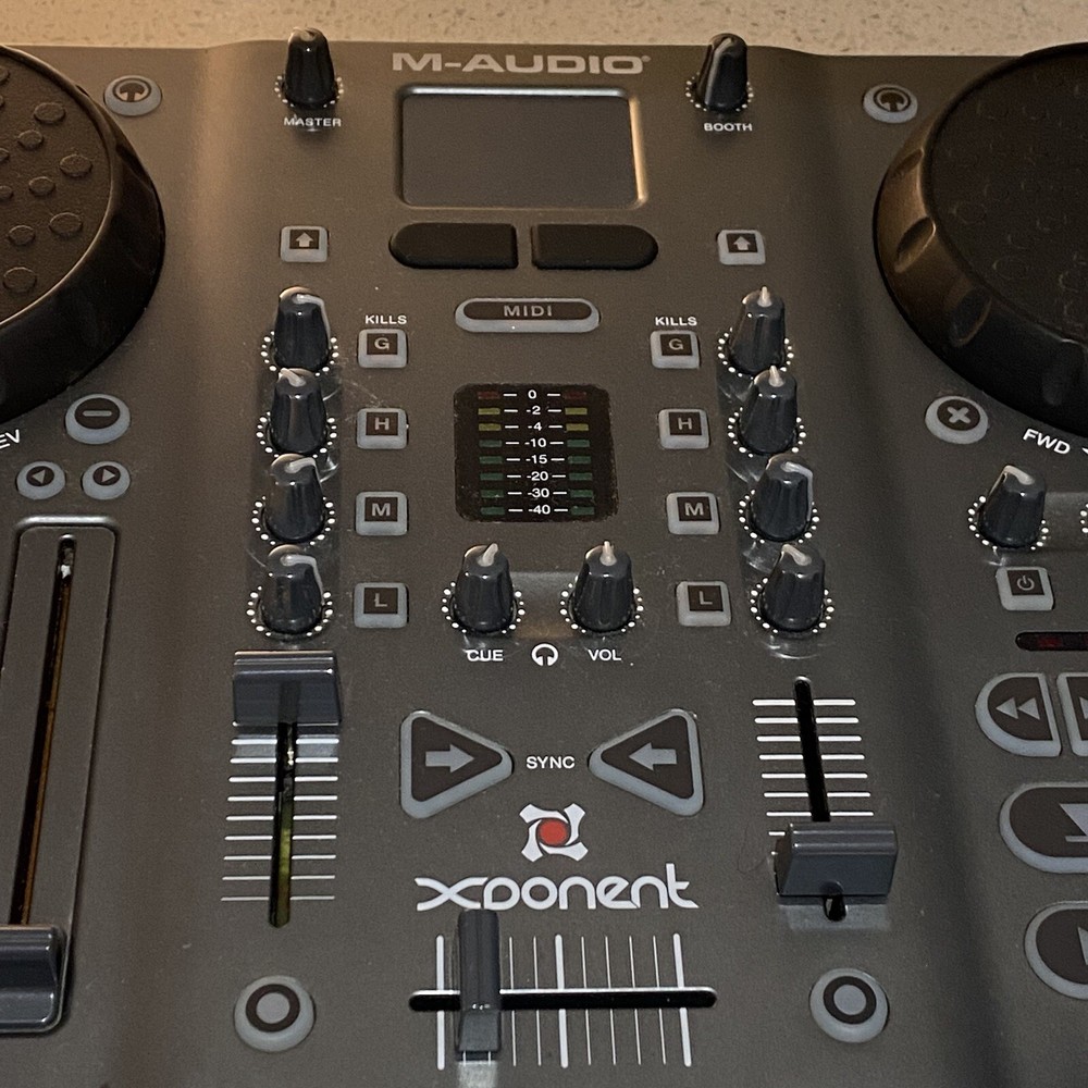 M-Audio torq Xponent Advanced DJ 2-Channel Mixer Controller Confirmed Operation