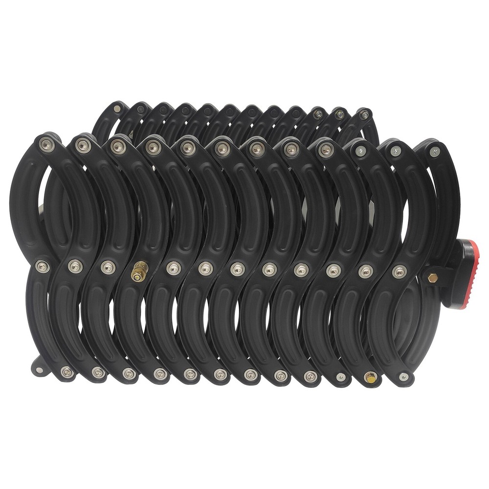 Attic Ceiling Ladder 10 ft Ceiling Mounted Folding Stairs Pull Down Ladder Black