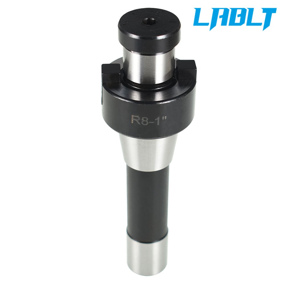 LABLT 1" R8 Shank Shell Milling Arbor Adapter Holder Hardened