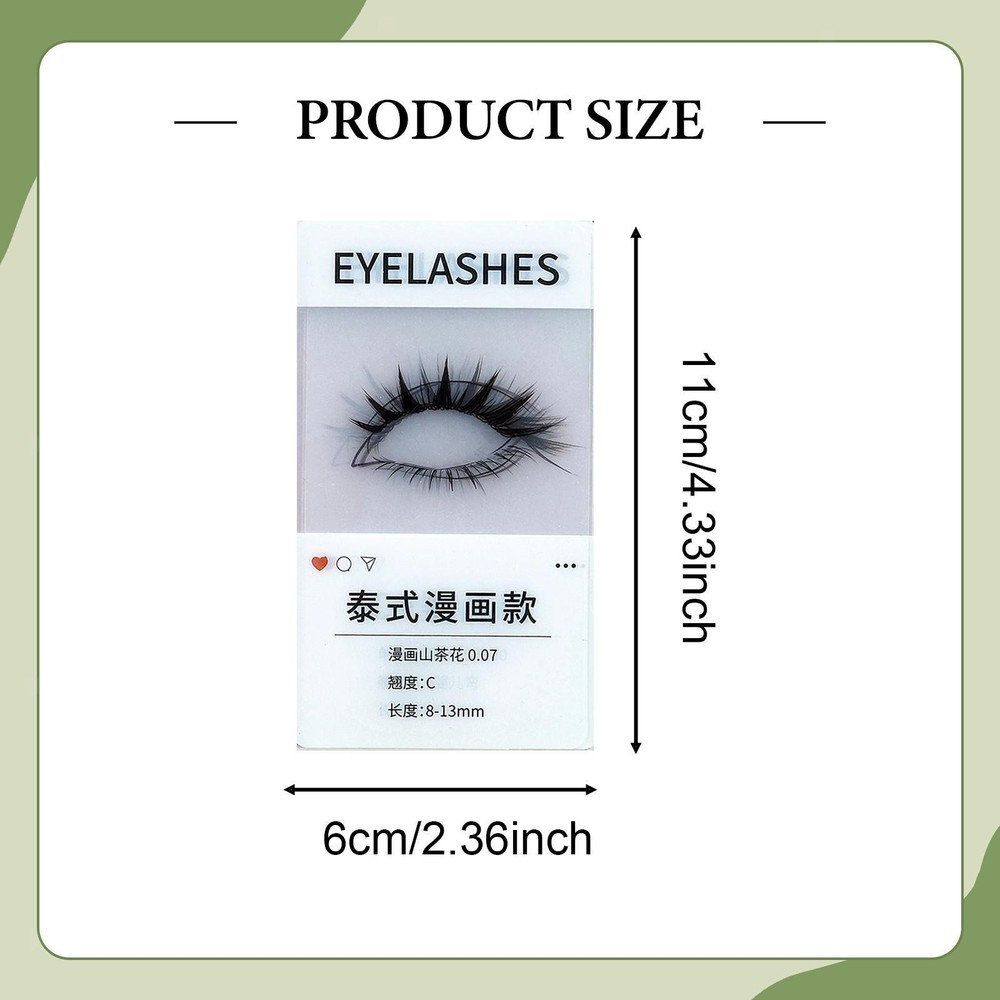 14Pcs Eyelash Effect Cards Application Cards Grafting Effect Display