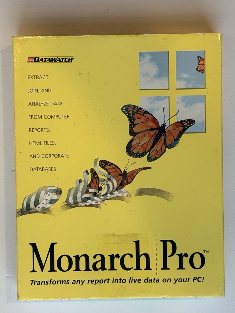 DataWatch Monarch V7.0 - Complete in Box - Tested