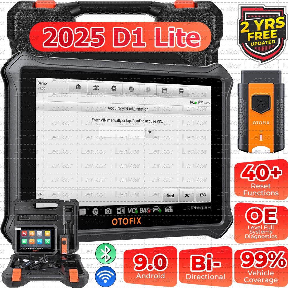2025 OTOFIX D1 Lite Bidirectional Full System Diagnostic Tool Key Coding Scanner