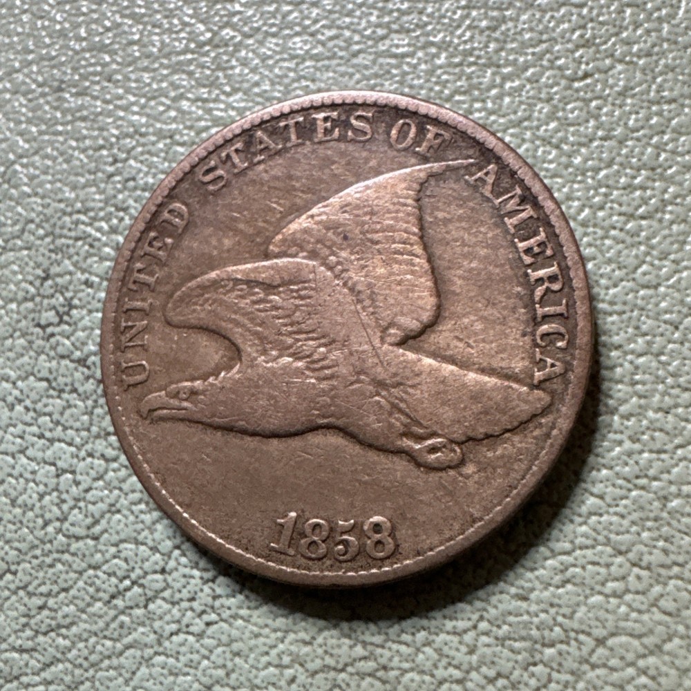 1858 Flying Eagle Cent SL