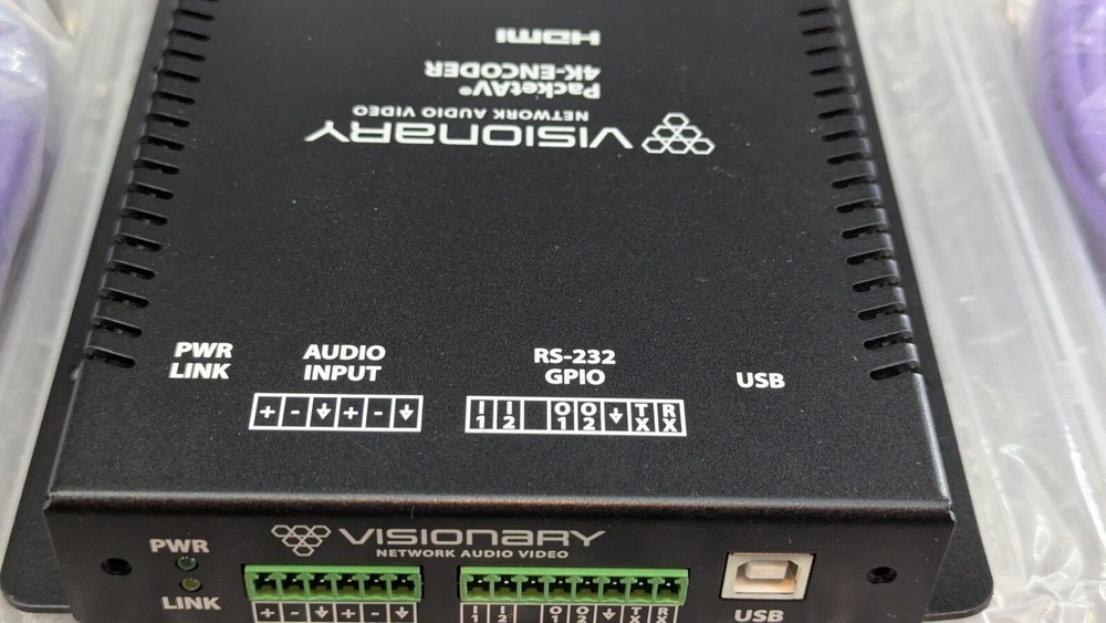 🔥New🔥 Visionary Solutions Network Audio Video PacketAV 4K-Encoder (DuetE-2)