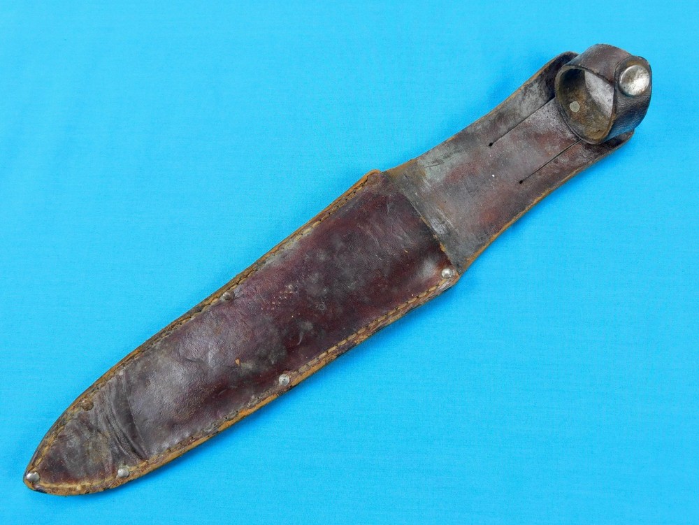 US WW2 Fighting Knife Leather Sheath Scabbard