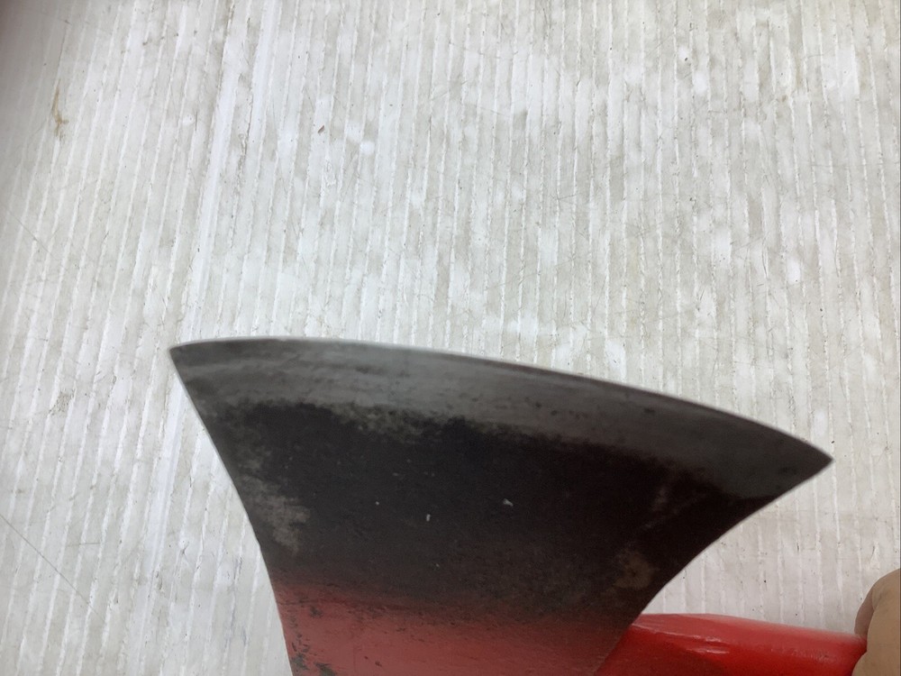 vintage Collins "connie" pattern axe red