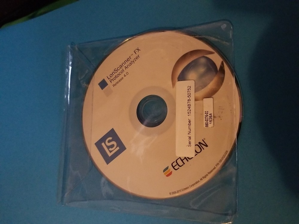 ECHELON LonScanner FX Protocol Analyzer Disc New