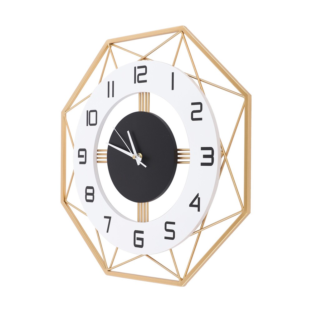 Stylish Octagonal Wall Clock with Silent Sweep Movement and Durable Design
