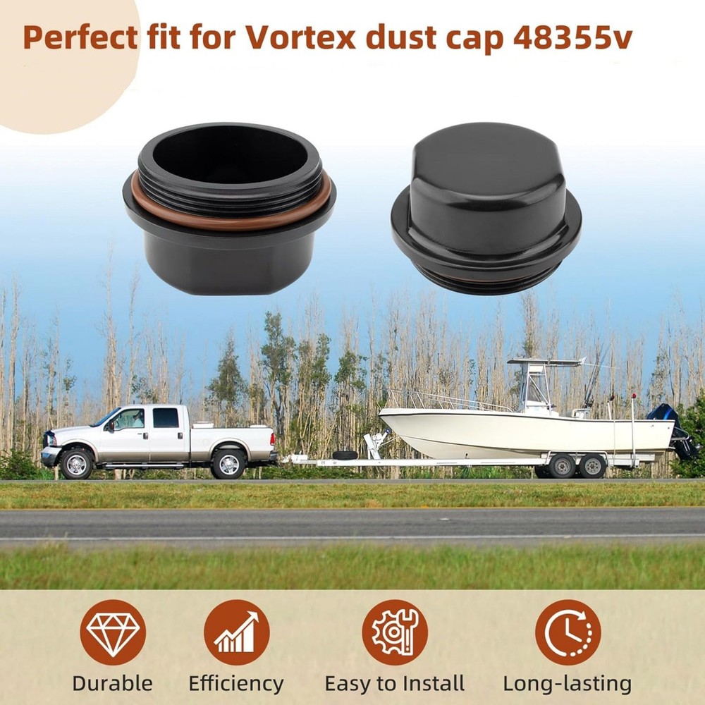 Quality Replacement Hub Dust Cap Set Plastic For Dexter Vortex Hubs 1250-1750