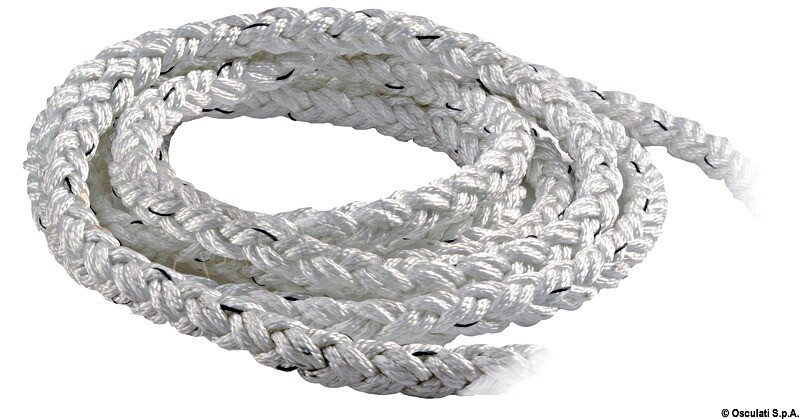Osculati Square Line braid white 18 mm