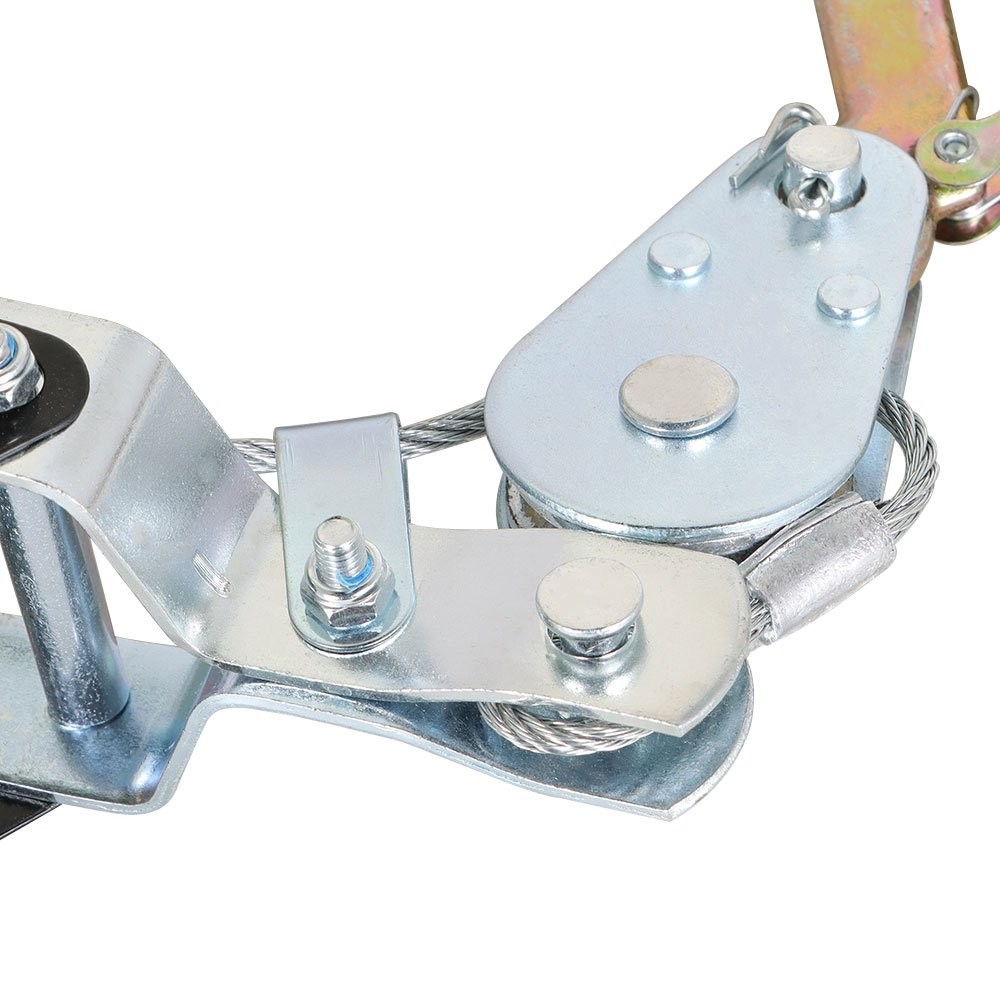 Heavy Duty 2 Ton Come Along Hand Power Puller With Double Gear Cable Puller