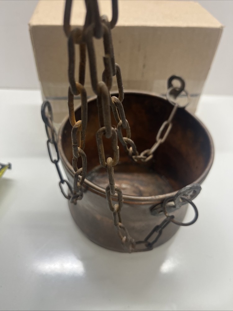 Antique Copper Hanging Pot
