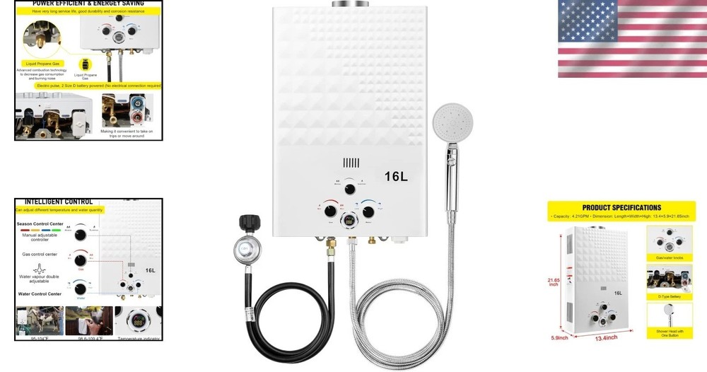Lightweight Outdoor Gas Hot Water Heater