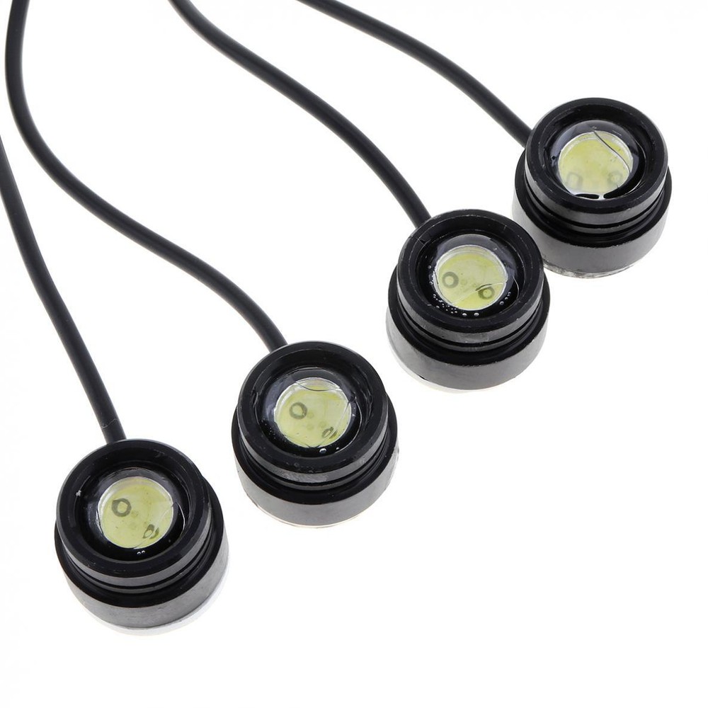 4 in1 White LED Car SUV Eagle Eye Strobe Flash Warning Grille Light with Remote